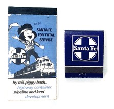 Vintage Santa Fe Railroad Note Pad &amp; Unused Matchbook - $18.54