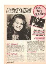 Candace Cameron teen magazine pinup clipping pix picture cutting Tutti Frutti - £3.98 GBP