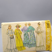 Vintage Sewing PATTERN Simplicity 5569, Misses 1973 Wedding Gown or Brid... - $23.22