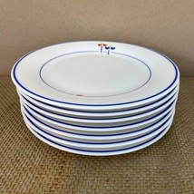 Riva Designs Tulips Lot 3078 Japan Salad Side Luncheon Plates (7) - £36.45 GBP