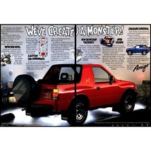 1989 Isuzu Amigo Convertible SUV 2 Page Vintage Print Ad Wall Art Photo - $10.97