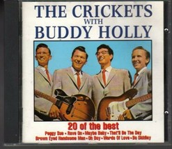The Crickets with Buddy Holly : 20 Of The Best - CD - !995 Resease - Rock - £15.74 GBP