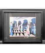Vtg 1986 Norma Heyn Art Deco Litho Metro Nightlife Cocktail Party City S... - $2,331.21 MXN