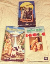 Lot Of 3 Vhs Movies Homeward Bound, Fried Green Tomatoes,Miracle On 34th Street - £2.31 GBP