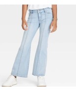 Girls&#39; Size 7 Low-Rise Flare Jeans  Art Class Light Wash, Light Blue - $20.50 CAD