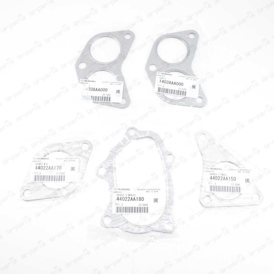 NEW GENUINE SUBARU EXHAUST MANIFOLD GASKET KIT UP DOWN PIPE WRX XT STI G... - $32.47