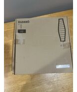 IKEA DUDERO Floor Lamp 15621 Cool Vintage Retro 54” White Silver - $193.62 CAD