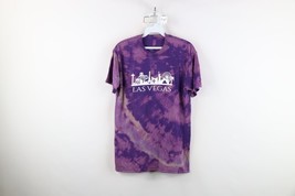 Streetwear Womens S Spell Out Acid Wash Las Vegas Short Sleeve T-Shirt P... - $19.75