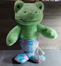 Build A Bear Green Plush Mermaid Frog 18&quot; New Original Box and Tag - $60.44