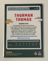 Thurman Thomas NFL 2023 Panini Donruss Optic Football Silver Holo Prizm Card 24 - $4.94