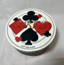 I. Godinger & Co12oz Playing Cards Coffee Mug Set of 4 Diamond Club Spade Hearts - $19.99