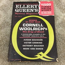 Ellery Queen&#39;s Mystery Magazine Cornell Woolrich Vol 39 No 5 April 1962 - £9.58 GBP