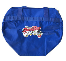 Vintage 1980s Disney Duck Tales Blue Nylon Tote Bag Uncle Scrooge &amp; Trip... - £9.56 GBP