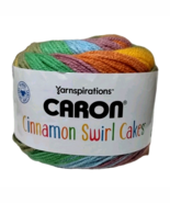 Yarnspirations Caron Cinnamon Swirl Cakes 3 Balls Yarn Tropical Breeze M... - $19.45 CAD