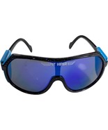 Pit Viper Sunglasses Midnight Aviator with Blue Purple Lens Shield Black... - $1,100.87 MXN