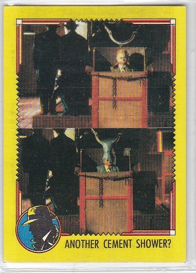 M) 1990 Topps Dick Tracy Trading Card #71 Another Cement Shower? - $1.97