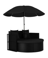 vidaXL Garden Chair Black, Cream White - €241,55 EUR