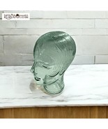 Women&#39;s Head Art Deco Glass Realistic Design Object Unique Decor - $2,744.14 MXN