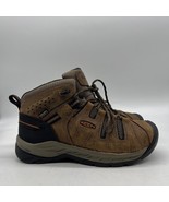 Keen Utility Flint II Mens Brown Leather Lace Up Ankle Work Boots Size 8.5 EE - $55.43
