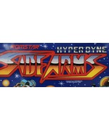 Original Vintage Hyper Dyne Side Arms Arcade Marquee by Romstar - $88.11