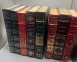 Lot Of 8 Books Franklin Library  Genuine Leather Very Good - £90.36 GBP