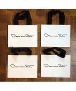 Oscar de la Renta shopping bag small paper with handles white - $11.10 CAD
