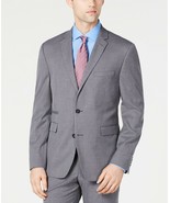 Vince Camuto Men&#39;s Slim-Fit Stretch Wrinkle-Resistant Suit Jacket Grey-46R - $96.02 CAD