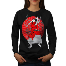 Japan Samurai Art Jumper Honor Fighter Women Sweatshirt - £14.94 GBP