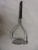 Stainless Steel Potato Masher Black Handle - $8.90