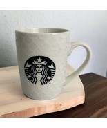 Starbucks Black Siren Logo with White Frosted Mermaid Scales 2020 Mug 10oz - £11.59 GBP