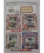 BUTTERICK PATTERN #3395 EASY TO DO WINDOWS SCARVES WAVERLY 4 STYLES UNCU... - $7.99