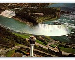 Aerial View Seagram Tower Niagara Falls Ontario Canada UNP Chrome  Postc... - $1.93