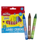 Play-Doh Art and Activity Jumbo Crayons 10 Count - $54.31 MXN