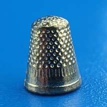 Monopoly Thimble Token Gold Replacement Game Piece Retired 1998 - £4.06 GBP