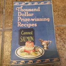 Vintage Canned Salmon 1000 Dollar Prize-winning 1927 Ephemera Old Recipes - £16.08 GBP