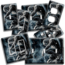 Black SPIDER-MAN Light Switch Outlet Wall Plate Boys Game Room Man Cave Hd Decor - £8.72 GBP+