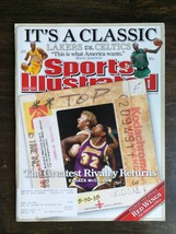 Sports Illustrated June 9, 2008 Larry Bird &amp; Magic Johnson - Lakers Celtics  822 - £4.54 GBP