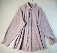 Orvis Shirt Mens Size XL Pink Plaid 100% Cotton Long Sleeve Collared Button Down - £10.91 GBP