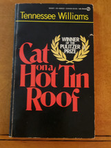 Cat on a Hot Tin Roof by Tennessee Williams 1985 Signet Vintage Paperback VG - £5.11 GBP