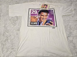 Vintage 90s Elvis Presley Stamp L/XL T-Shirt Sings NWT Flaws* USPS Singl... - $34.69