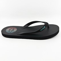 Hurley Mens Black Logo Flip Flop Pool Beach Sandals - £14.03 GBP