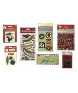 Scrapbooking Stickers &amp; Stamps Set 8 Pack Christmas Lot Embellishments - $11.95