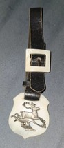 Very Rare Original John Deere Watch Fob Mother Of Pearl Early 1900&#39;s Vintage JD - £174.81 GBP