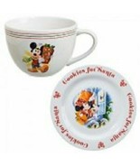 WDW Disney Mickey Mouse Pluto Christmas Cookies For Santa Plate And Mug ... - £87.16 GBP