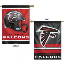 Atlanta Falcons Banner 28x40 Vertical Premium 2 Sided - Special Order - $1,264.61 MXN