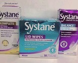 Systane Alcon Lid Wipes Eyelid Cleansing Wipes, Dry Eye Relief, Restorin... - £23.36 GBP