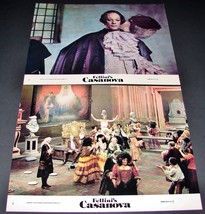 2 1977 Movie FELLINI&#39;S CASANOVA Lobby Cards Donald Sutherland Il Casanov... - £15.76 GBP
