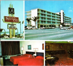 Vintage 1970s Sportsmen Inn Key West FL Unposted MultiView LongPanorama Postcard - £15.99 GBP