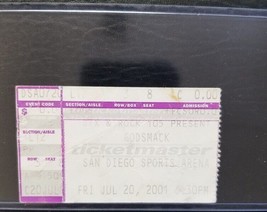 Godsmack - Vintage July 20, 2001 San Diego, California Concert Ticket Stub - £7.51 GBP