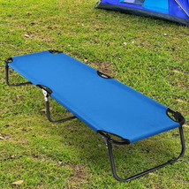 Folding Camping Bed Outdoor Portable Military Cot Sleeping Hiking - £79.67 GBP